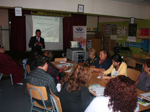 Charla apoderados de Escuela E-1