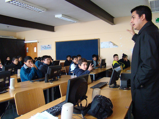 Actividad desarrollada en Liceo Esmeralda de Colina