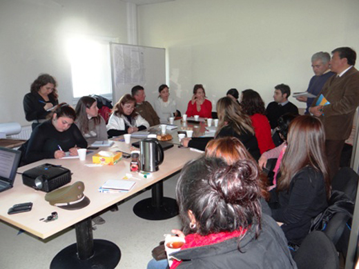 Reunión de la Unidad de Víctimas y Testigos, con las redes de apoyo del Estado de Lo Espejo.