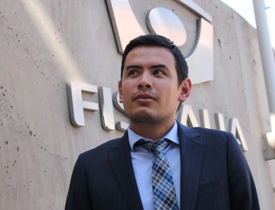 El fiscal Juan Sebastián de la Fuente presentó el caso ante el Primera Sala del Tribunal Oral de Copiapó.
