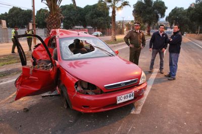 Ambos fiscales dirigieron las primeras diligencias del caso en el lugar del accidente.