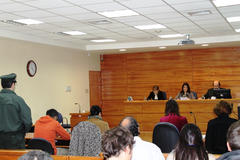 La lectura de sentencia se efectuó este mediodía en el Tribunal Oral en lo Penal de Valdivia.