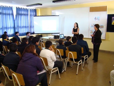 Abogadas de la Fiscalía Centro Norte han capacitado a estudiantes en relación a esta materia.