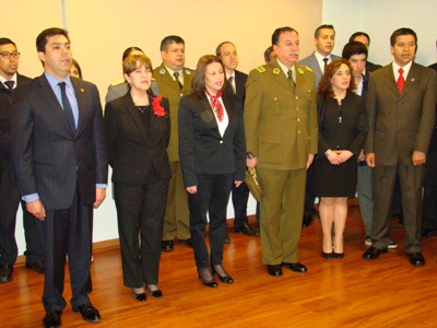 A la actividad, asistieron entre otros, la Intendenta Regional de Aysén, Ximena Ordenes, además de autoridades judiciales, policiales y comunales.