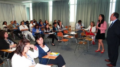 La Fiscalía Sur en terreno, en charla en Hospital Barros Luco.