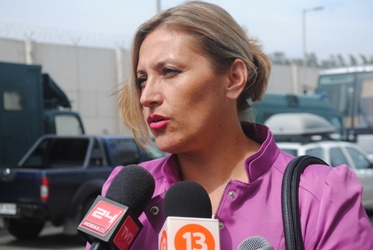 La Fiscal Gabriela Carvajal se constituyó en el sitio del suceso.