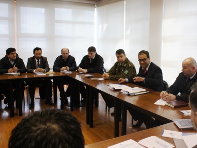 En la Fiscalía Regional de Los Lagos, en Puerto Montt, se realizó reunión de coordinación en materia de abigeato.