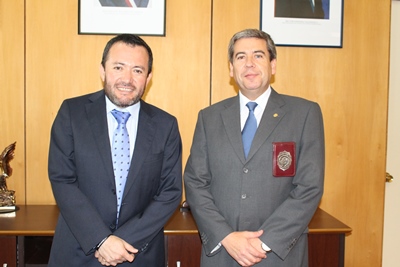 Fiscal Regional, Adrián Vega y Prefecto de la PDI, Mauricio Mardones.