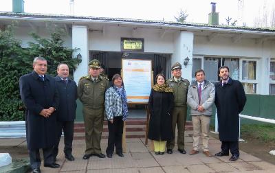 Ceremonia fue efectuada en la Primera Comisaría de Carabineros de Coyhaique.