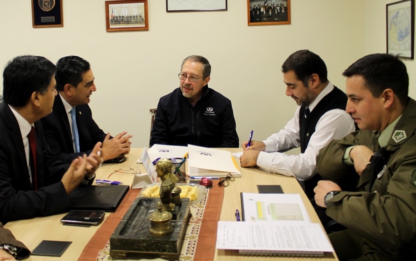 La reunión se efectuó esta mañana en la Fiscalía Regional.