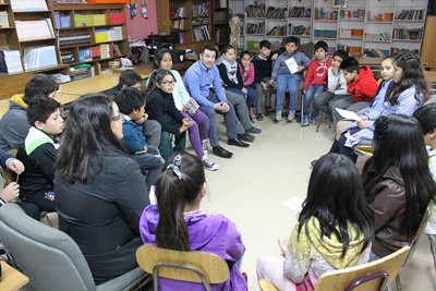 El trabajo con todos los cursos se extendió por más de dos meses en el recinto educativo.