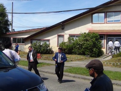 Fiscal Jefe de Puerto Varas, Daniel Alvarado, durante las diligencias efectuadas este miércoles 30 de noviembre.