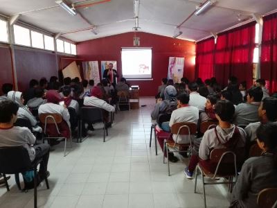 La Fiscalía de Andacollo realizó la charla a estudiantes que culminan su período escolar.