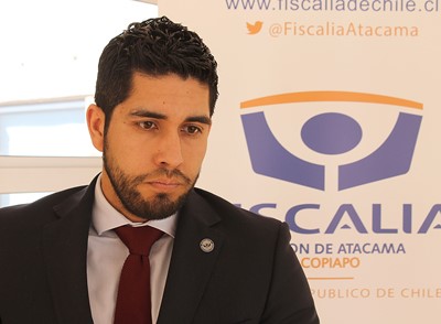 El fiscal Luis Miranda fue el encargado de presentar los antecedentes de este caso ante el Juzgado de Garantía de la capital regional. 