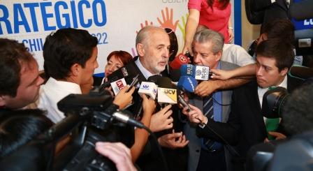 Fiscal Nacional Jorge Abbott durante ceremonia de lanzamiento de Plan Estratégico 2016-2022