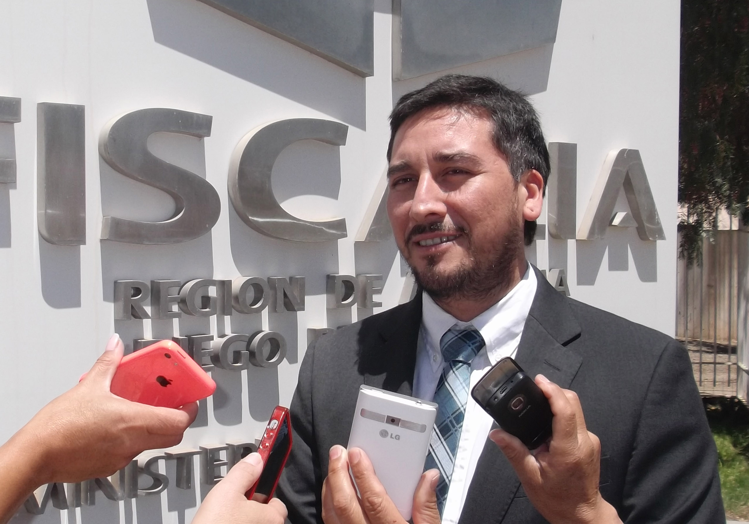 El fiscal subrogante de Panguipulli, Pablo Silva, formalizó esta mañana a los 13 imputados.