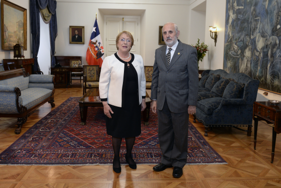 Presidenta de la República y Fiscal Nacional