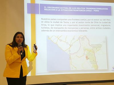 La Fiscal Regional de Arica y Parinacota participó de este seminario invitada por el Centro Internacional para el Desarrollo de Políticas Migratorias.