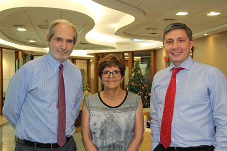 Fiscal Regional José Luis Pérez, junto a la nueva jefa de la  Unidad de Víctimas y Testigos, y el Director Ejecutivo, Rodrigo Lazo