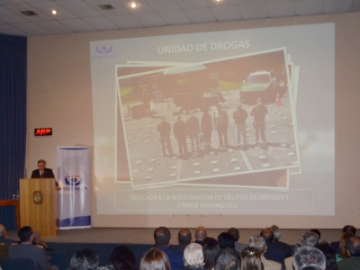 En el auditorio de la IV Zona Naval se realizó la ceremonia de la cuenta pública.