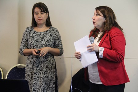 María Teresa Herrera y Daniela Menay 