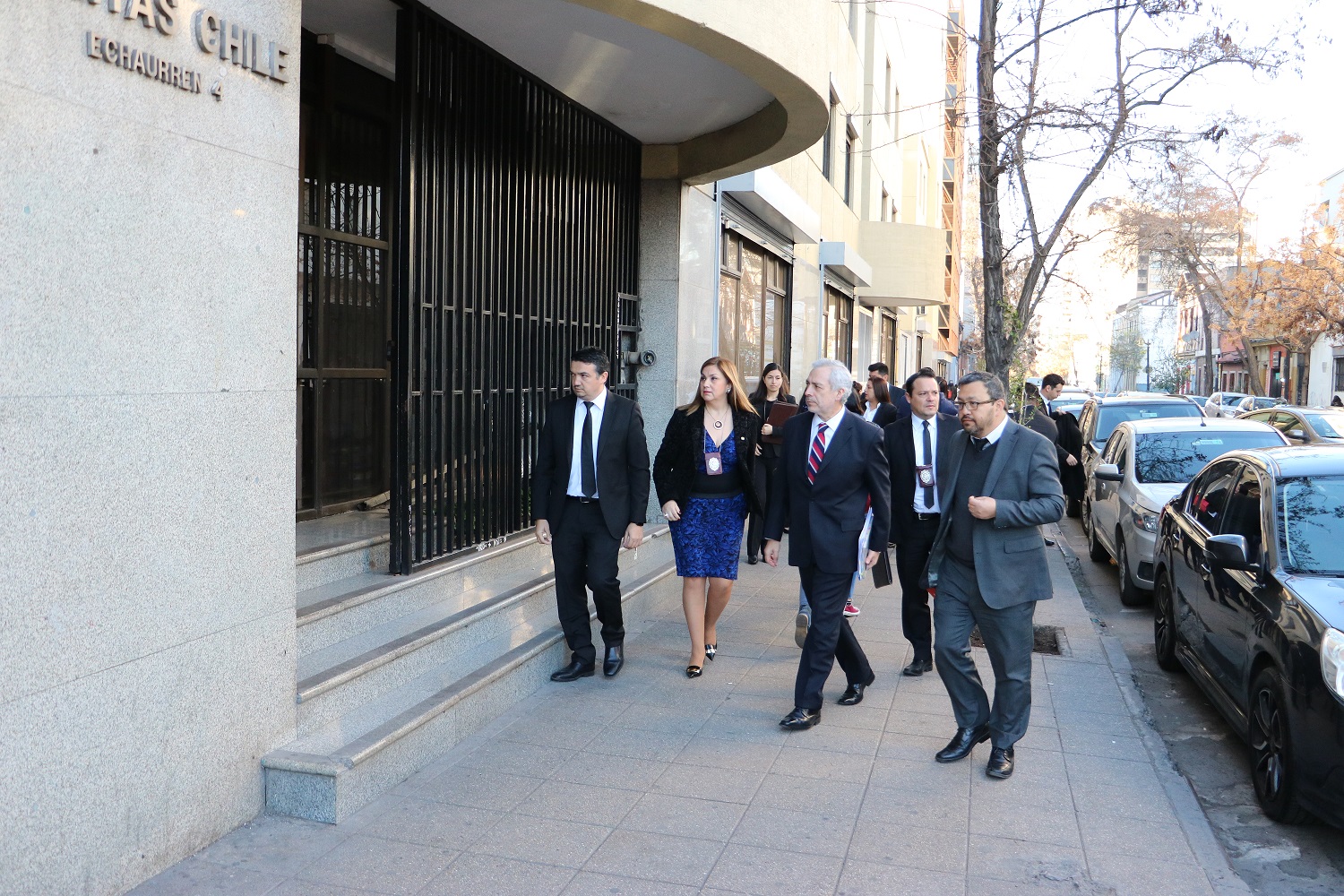 El fiscal regional sur, Raúl Guzmán, encabezó las diligencias en la Conferencia Episcopal.