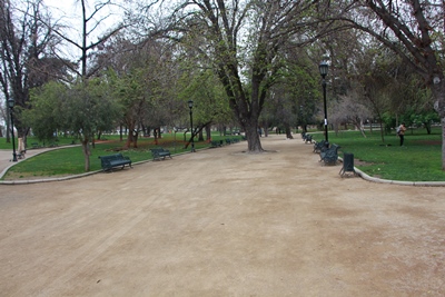 El hecho fue cometido en horas de la madrugada de este domingo en el Parque Forestal.