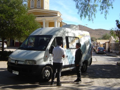 La Fiscalía Móvil atendió consultas del público en Combarbalá.