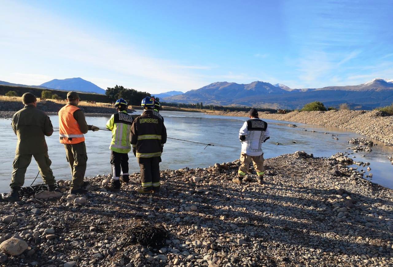 En la búsqueda colaboró personal de Carabineros, Bomberos y lugareños del sector. 