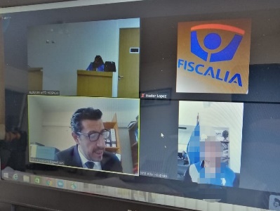 La audiencia de formalización se realizó por sistema de videoconferencia.