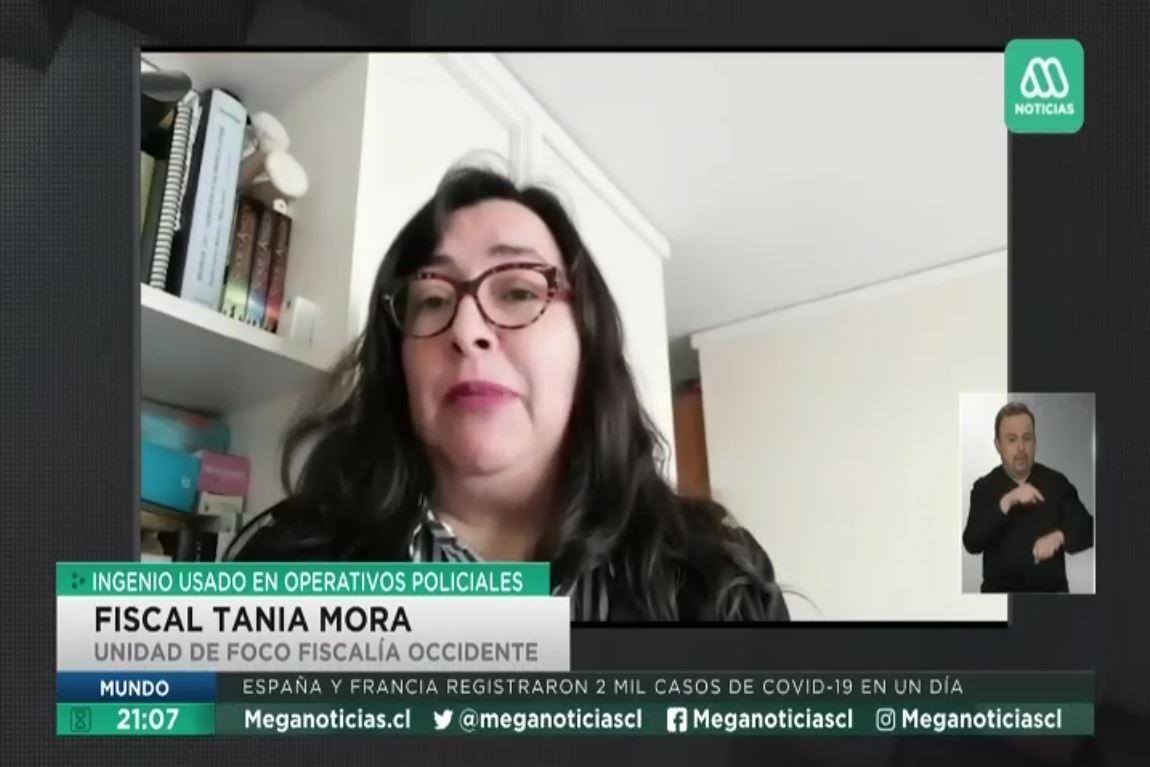 Tania Mora, Fiscal Adjunta, Análisis Criminal y Focos Investigativos, Occidente.