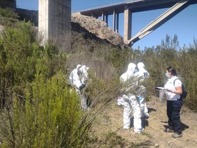 Hasta el lugar del hallazgo concurrió personal especializado de la PDI de Copiapó y Vallenar.