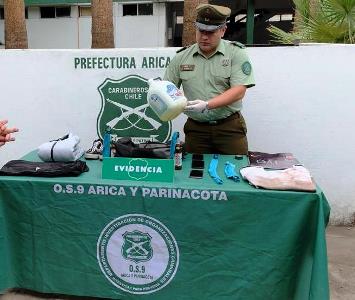 Los acusados fueron detenidos por personal de la sección O.S.9 de Carabineros.