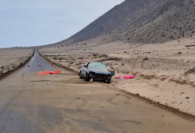 El fiscal de turno ordenó el trabajo de personal especializado de Carabineros en el lugar del accidente.