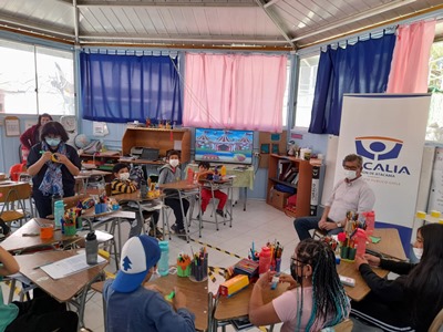 La actividad fue valorada por los profesores y alumnos de este recinto educativo.