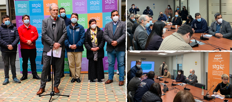 FR Occidente junto a los alcaldes de Maipú, San Bernardo, Buin y representantes de San Pedro, Talagante, Cerrillos, e integrantes de la Fund. Míranos