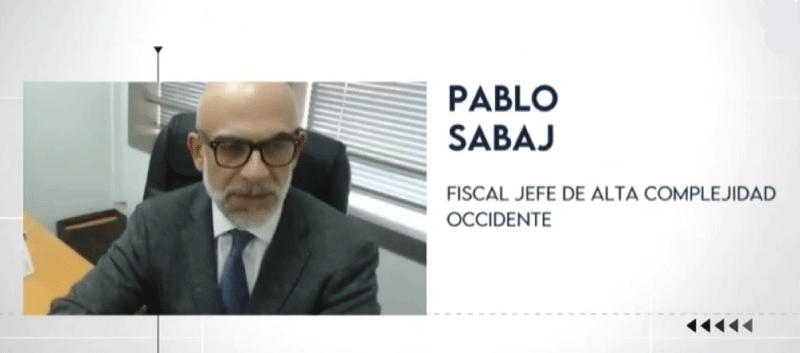 Pablo Sabaj Diez, Fiscal Jefe Alta Complejidad Occidente