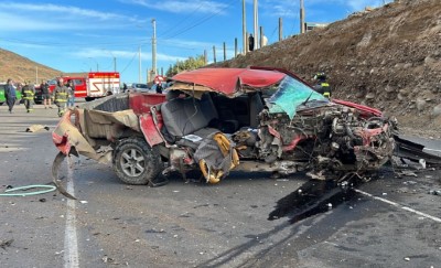 Esta era la camioneta en que se movilizaban los involucrados. 