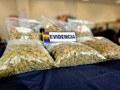 La droga decomisada es equivalente a 3.057 dosis avaluadas en 15 millones de pesos. (Imagen referencial)