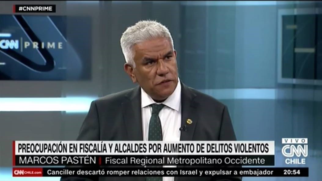 Marcos Pastén Fiscal Regional Occidente.