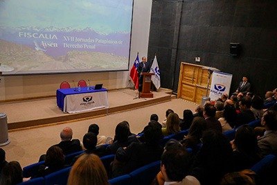 El Fiscal Nacional, Ángel Valencia, estuvo presente en la ceremonia inaugural. 