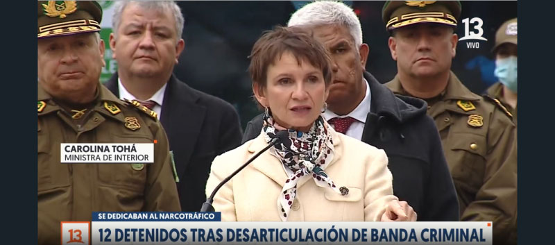 José Solís, Fiscal Adjunto de Maipú junto al Fiscal Regional, Marcos Pastén.