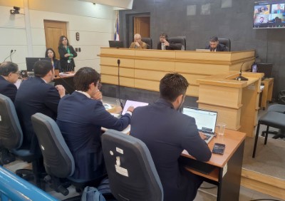 Los alegatos de clausura se desarrollaron en la Segunda Sala del Tribunal Oral de Copiapó. 