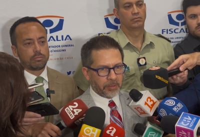 Fiscales Carlos Fuentes y Javier Von Bischoffshausen, jefes de Análisis Criminal y Alta Complejidad, respectivamente.