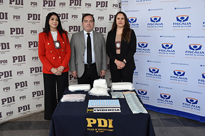 Tres extranjeros con situación irregular en el país fueron puestos en prisión preventiva, según explicaron las autoridades de la Fiscalía y la PDI.