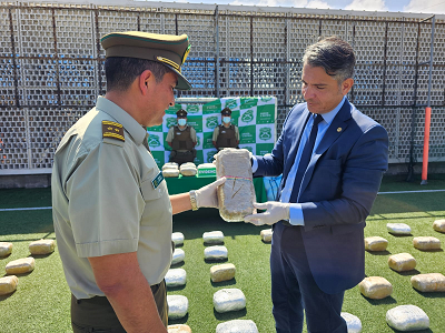 La droga incautada este año en la región asciende a 16.5 toneladas.