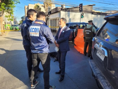 El fiscal González junto al Equipo ECOH se constituyeron en el lugar.