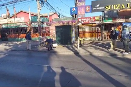La Fiscalía indagó junto con la PDI en terreno los hechos.