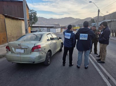 La Unidad SCFI - ECOH se constituyó en el lugar en que la víctima fue atacada con el arma de fuego. 