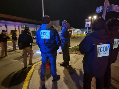 Ecoh trabajó en el lugar de los hechos.